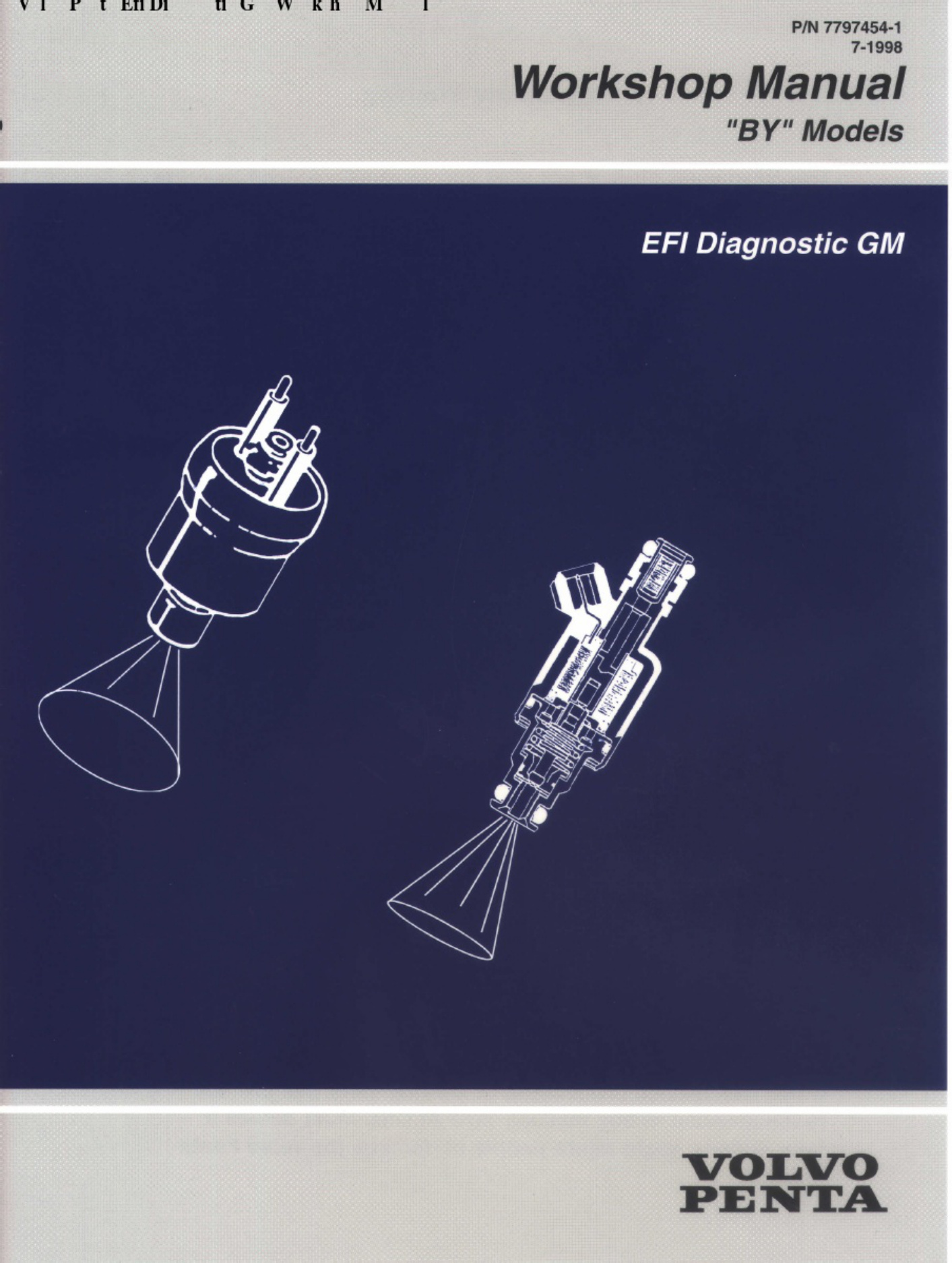 Volvo CE Penta Efi Diagnostic GM Workshop Service Manual [PDF] sample cover
