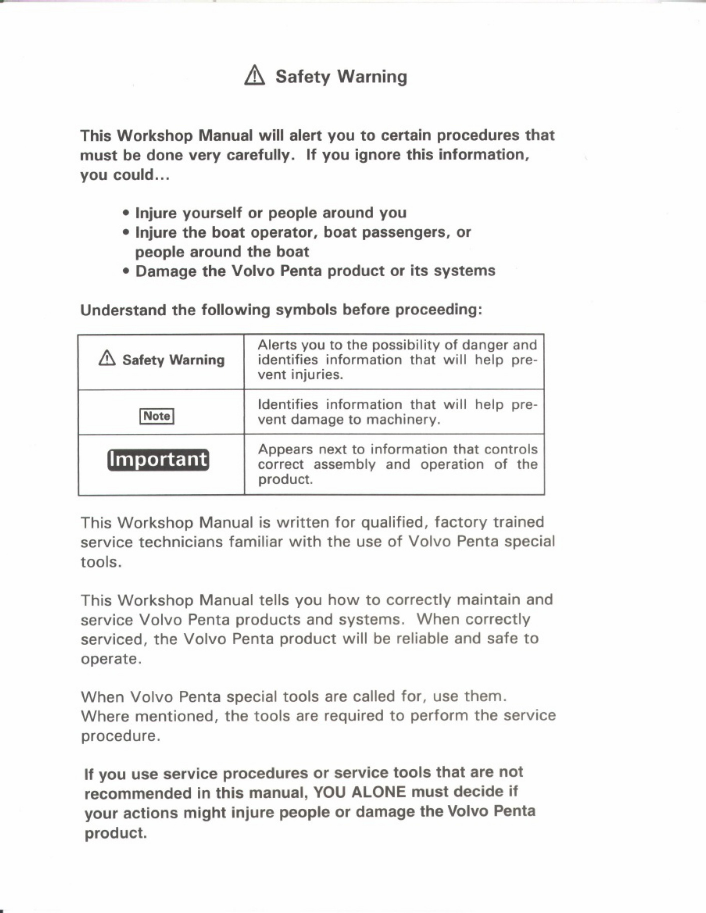 Sample 2 of Volvo CE Penta Efi Diagnostic GM Workshop Service Manual [PDF]