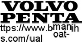 Sample 2 of Volvo CE Penta Engine Instruction Technical Manual [PDF]