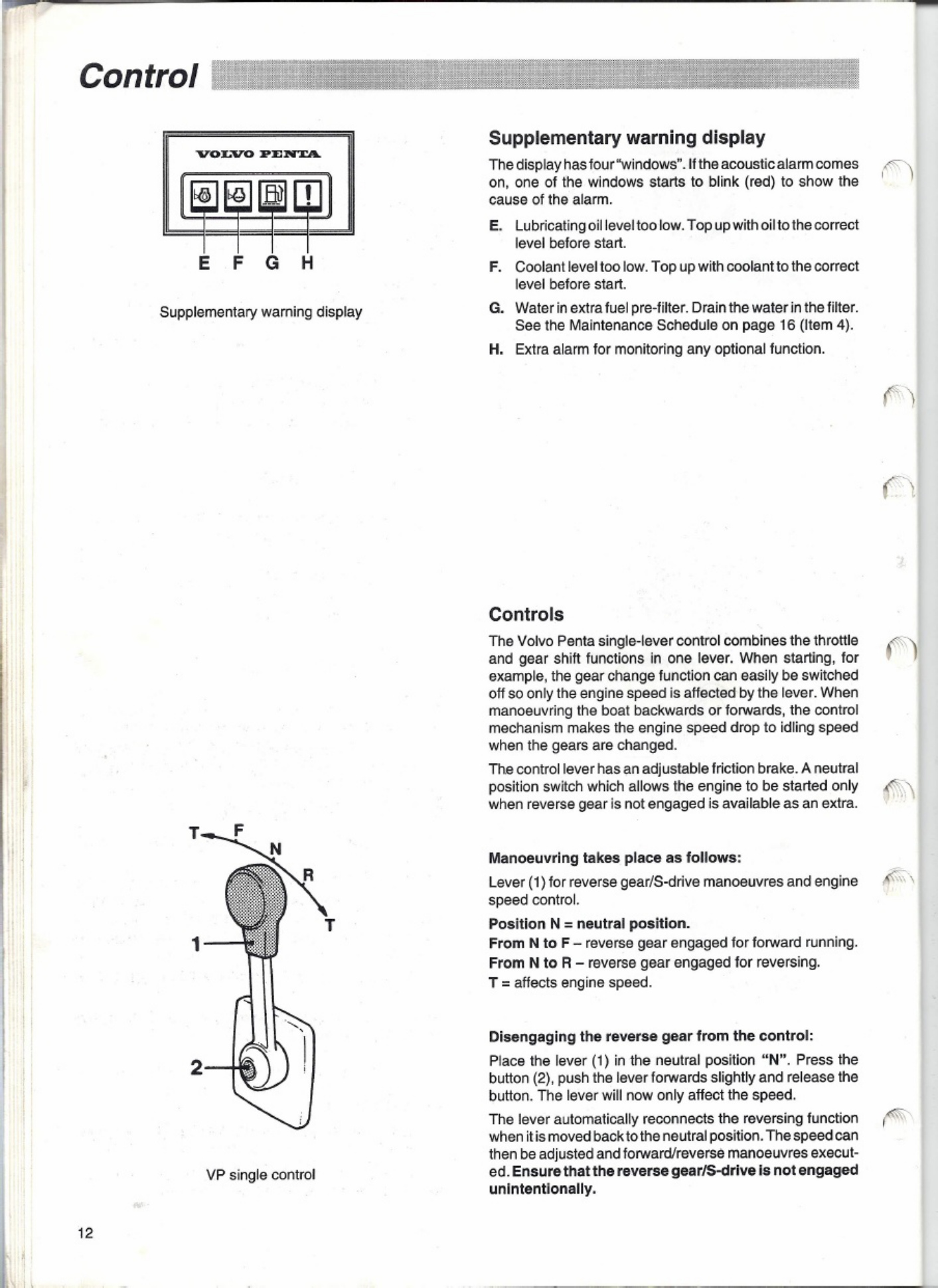 Sample 2 of Volvo CE Penta md2010 2040 Owners Technical Manual [PDF]
