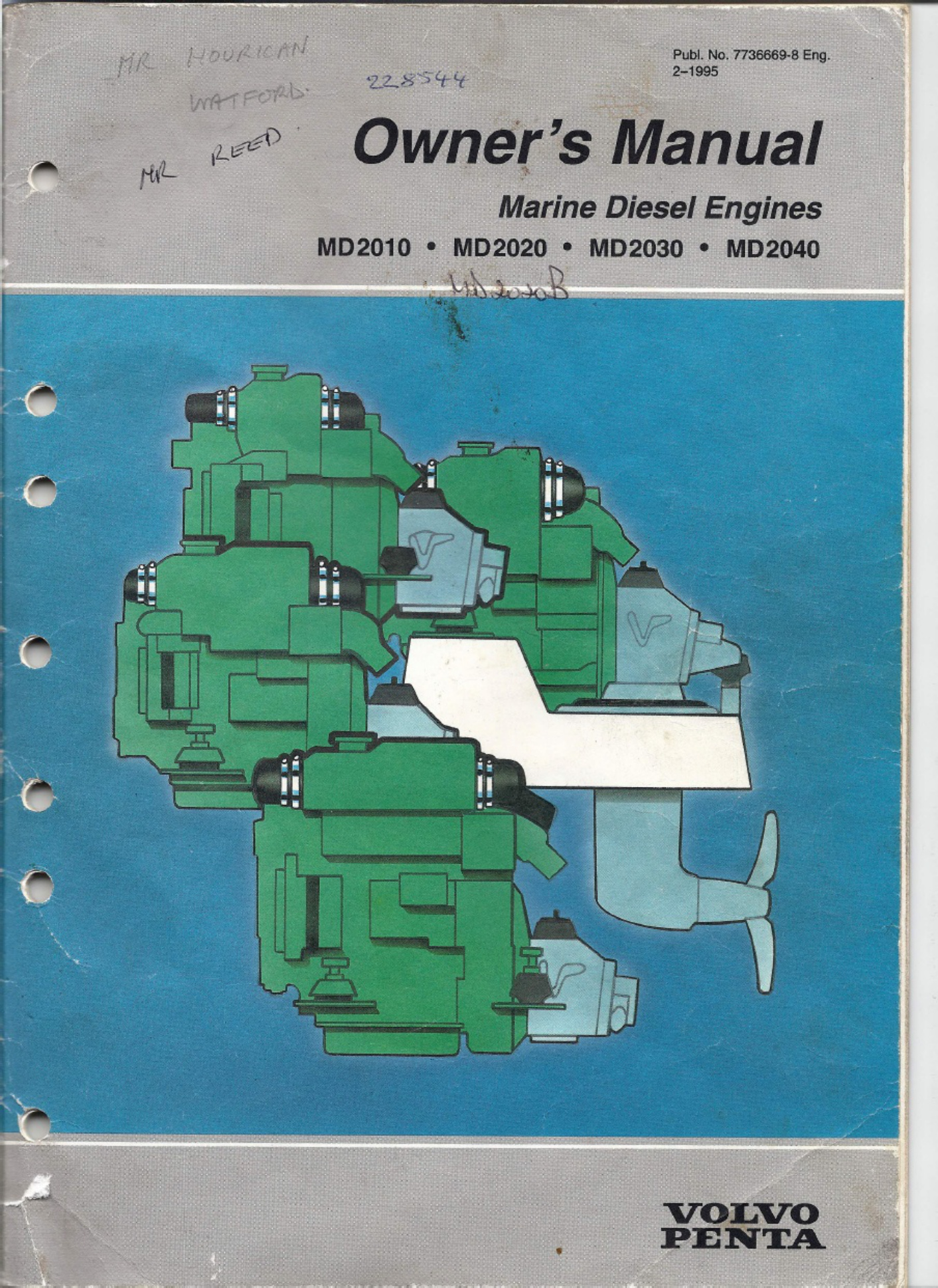 Sample 3 of Volvo CE Penta md2010 2040 Owners Technical Manual [PDF]