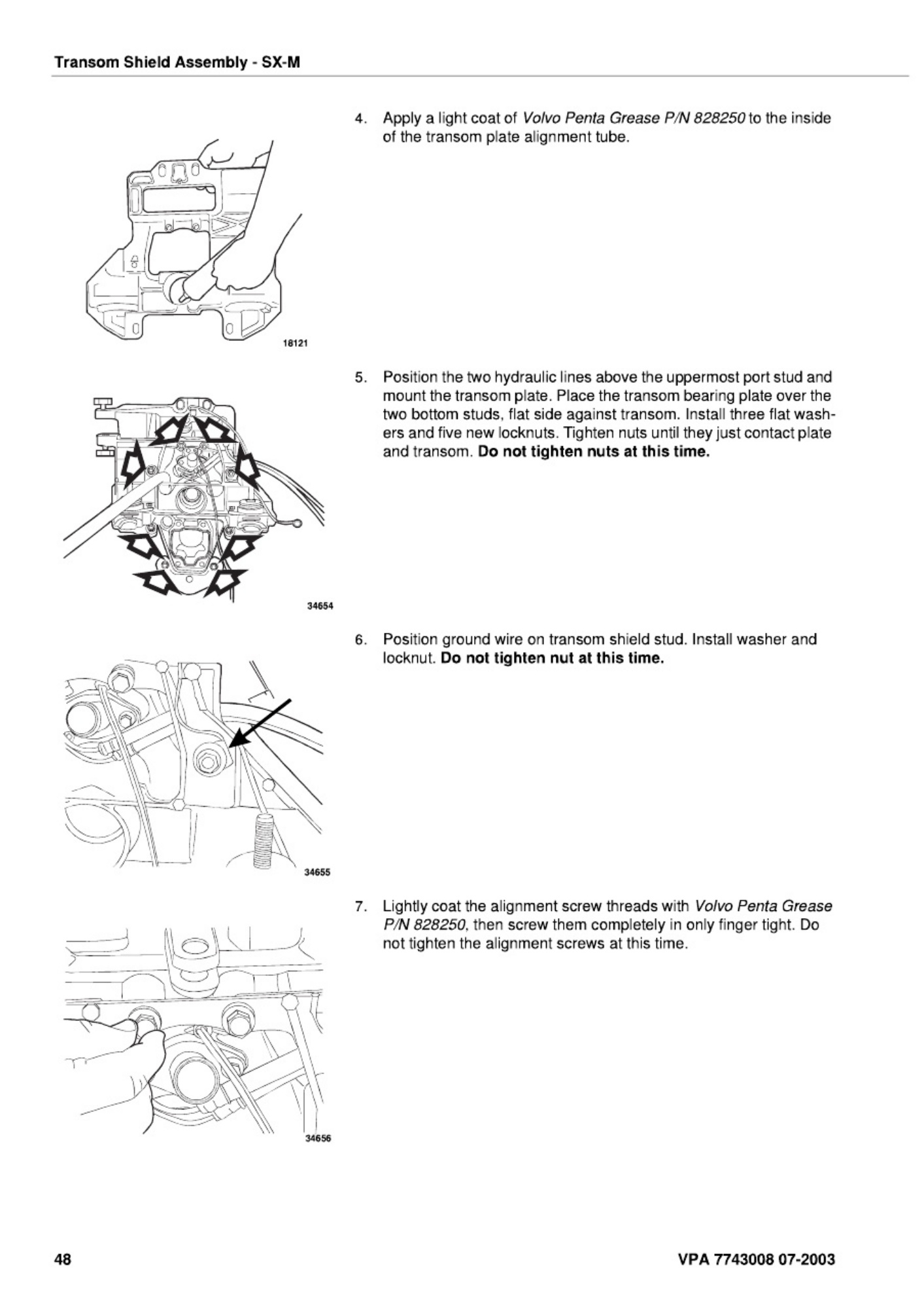 Sample 2 of Volvo CE Penta SX and DP-S SternDrive Workshop Service Manual [PDF]