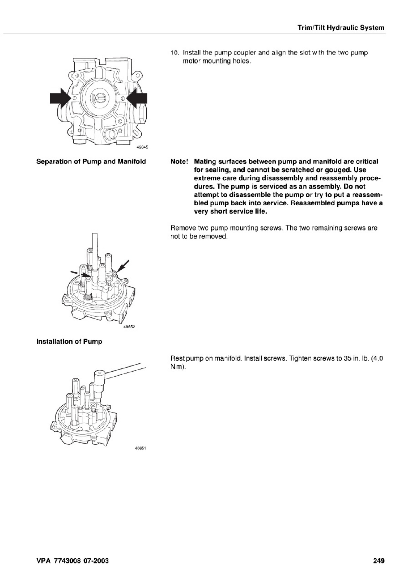 Sample 5 of Volvo CE Penta SX and DP-S SternDrive Workshop Service Manual [PDF]