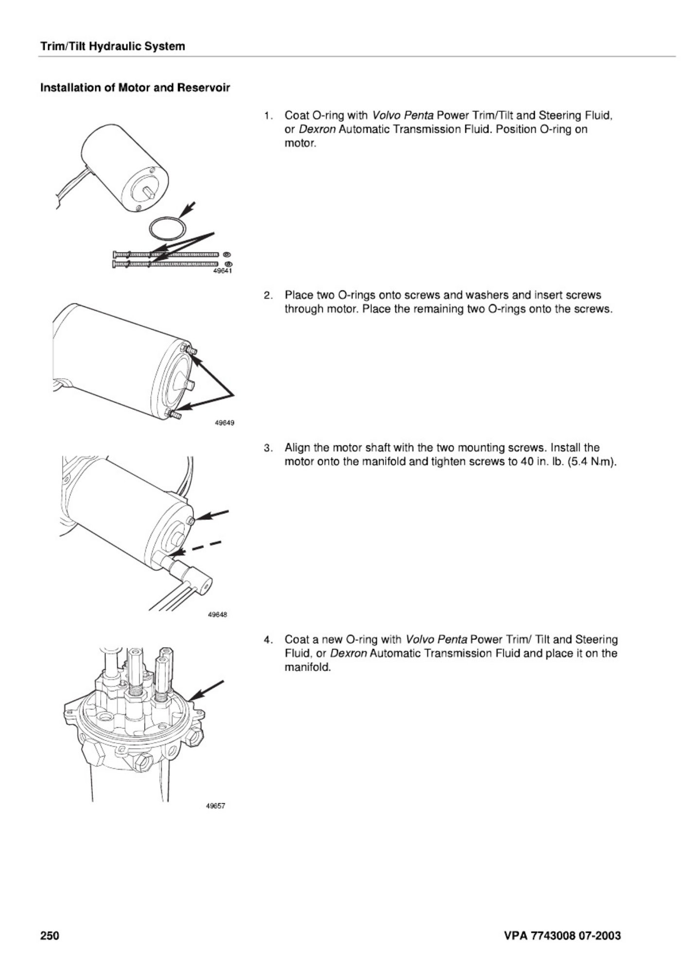 Sample 6 of Volvo CE Penta SX and DP-S SternDrive Workshop Service Manual [PDF]