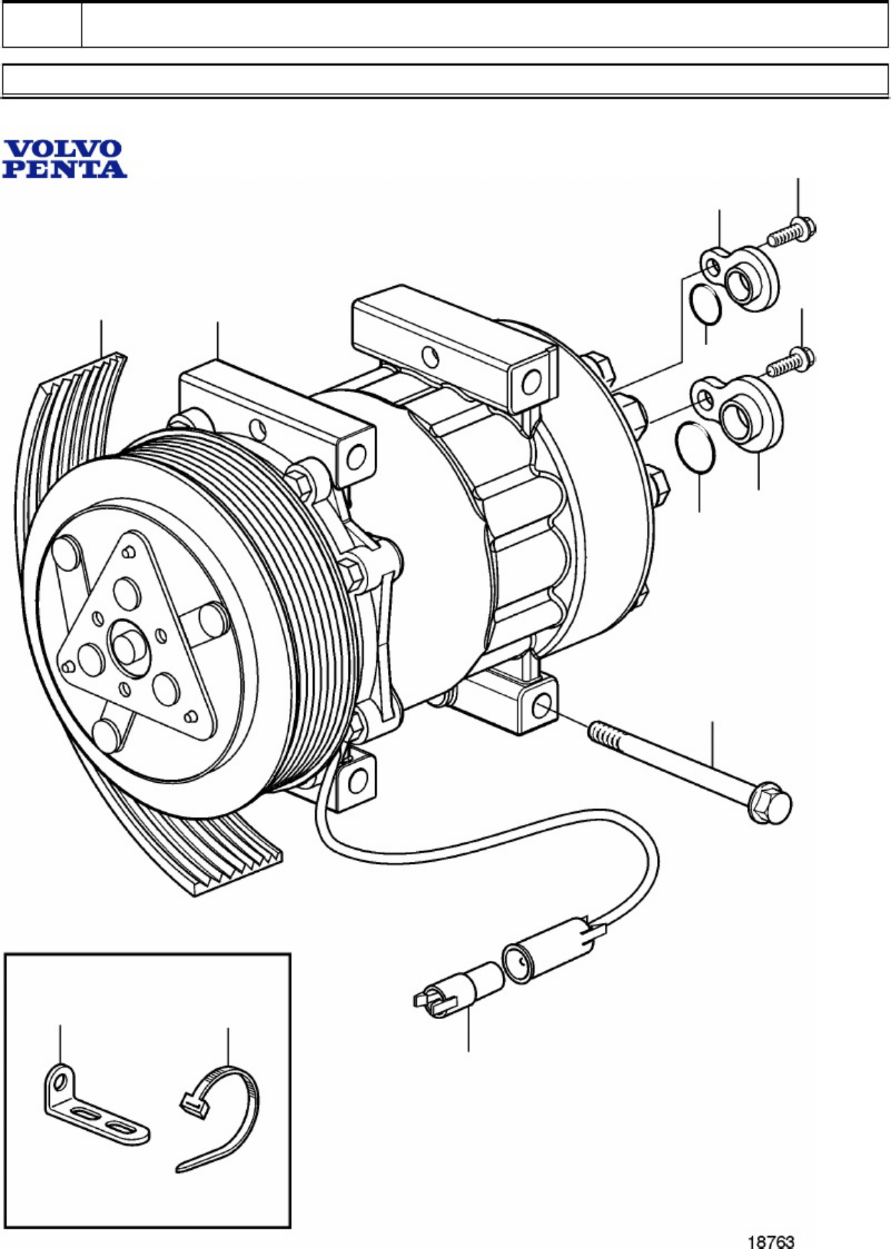Volvo CE Penta TAD1250VE Parts Catalog [PDF] cover