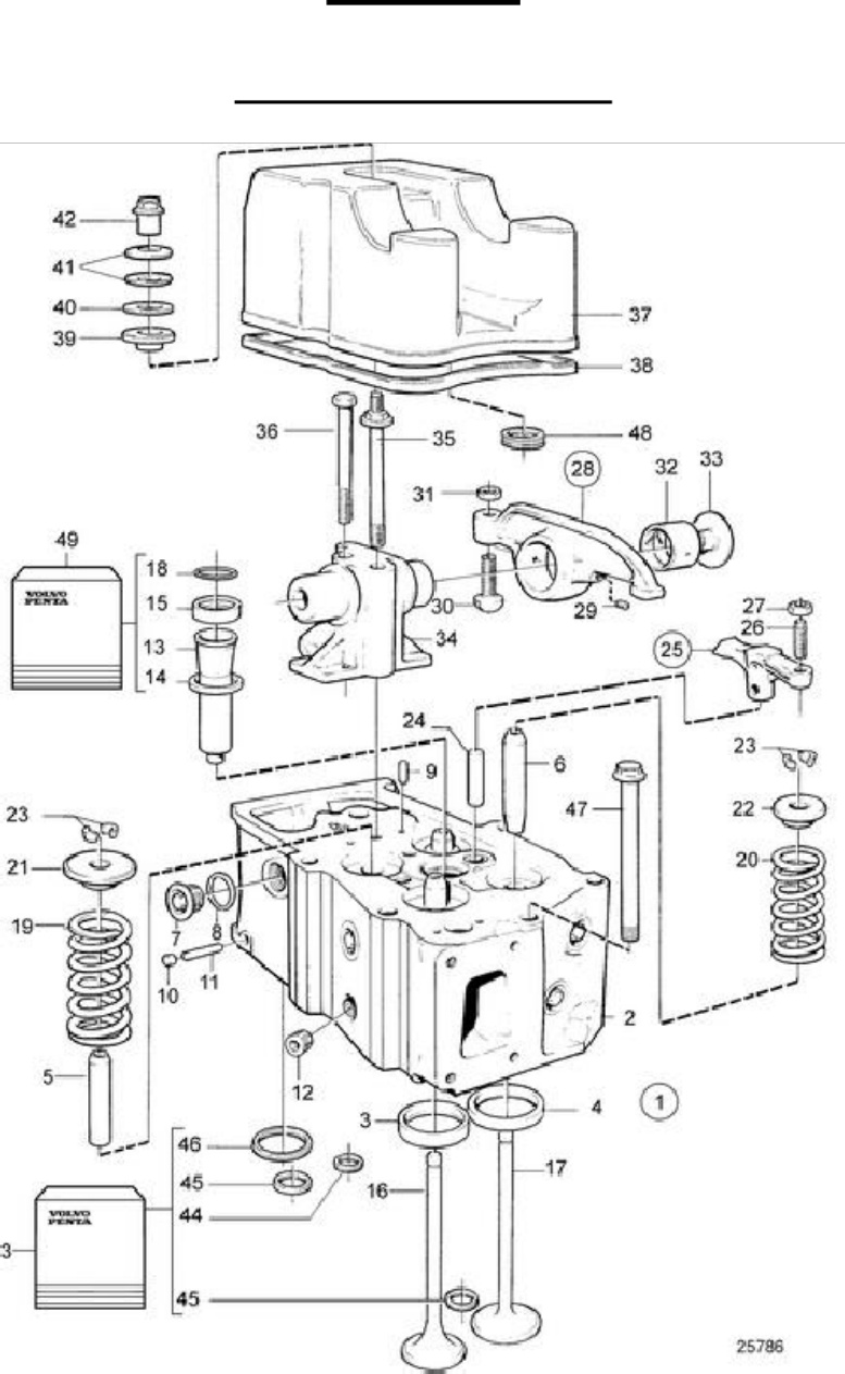 Sample 2 of Volvo CE Penta TAD1631GE Parts Catalog [PDF]
