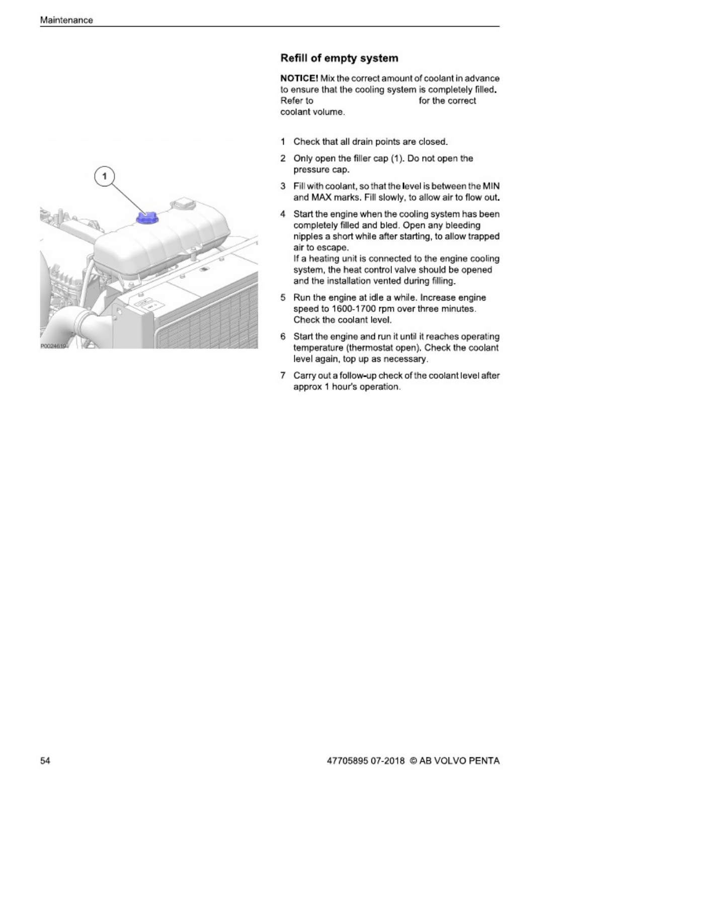 Volvo CE Penta Technical Maintenance Guide Operation & Maintenance Manual (OMM) [PDF] cover