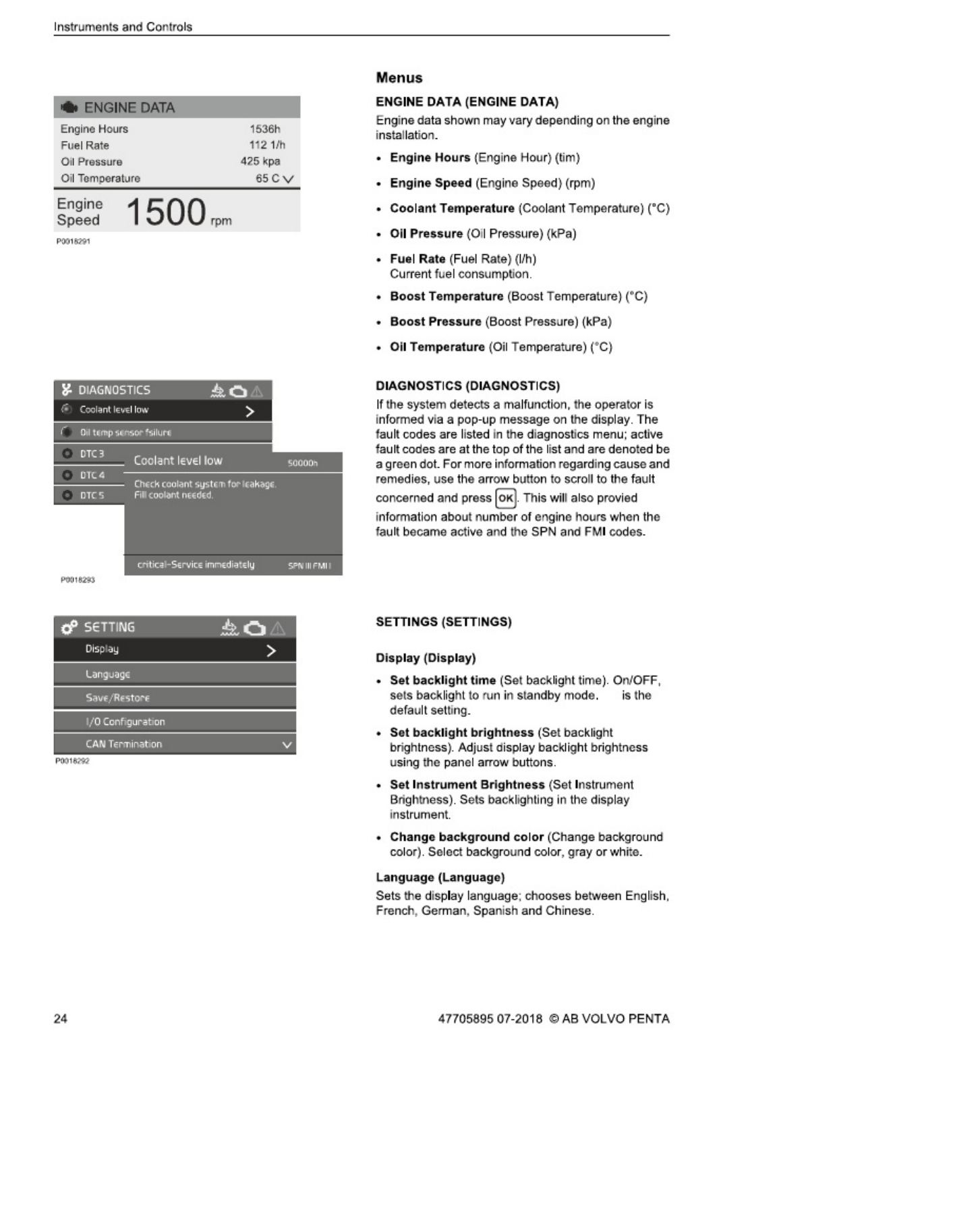 Sample 5 of Volvo CE Penta Technical Maintenance Guide Operation & Maintenance Manual (OMM) [PDF]