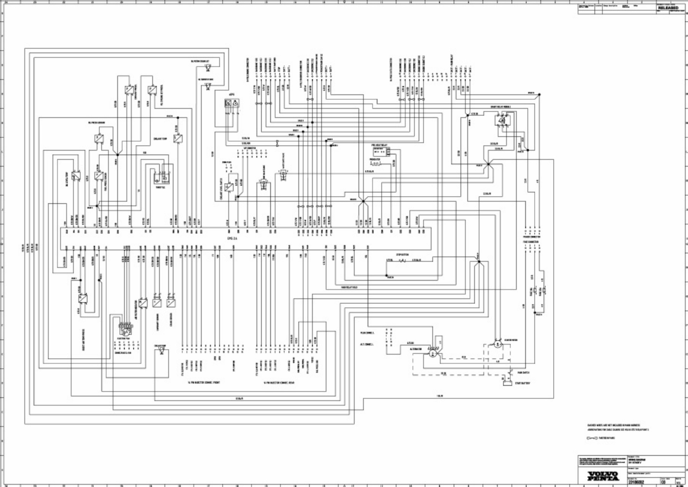 Sample 2 of Volvo CE Penta Wiring Diagrams Guide Complete Electrical Wiring Schematic & System Diagram [PDF]