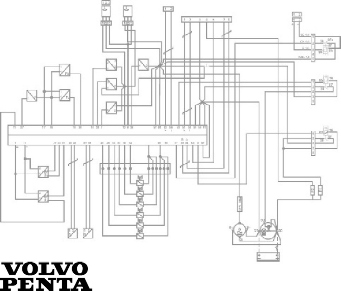 Sample 3 of Volvo CE Penta Wiring Diagrams Guide Complete Electrical Wiring Schematic & System Diagram [PDF]