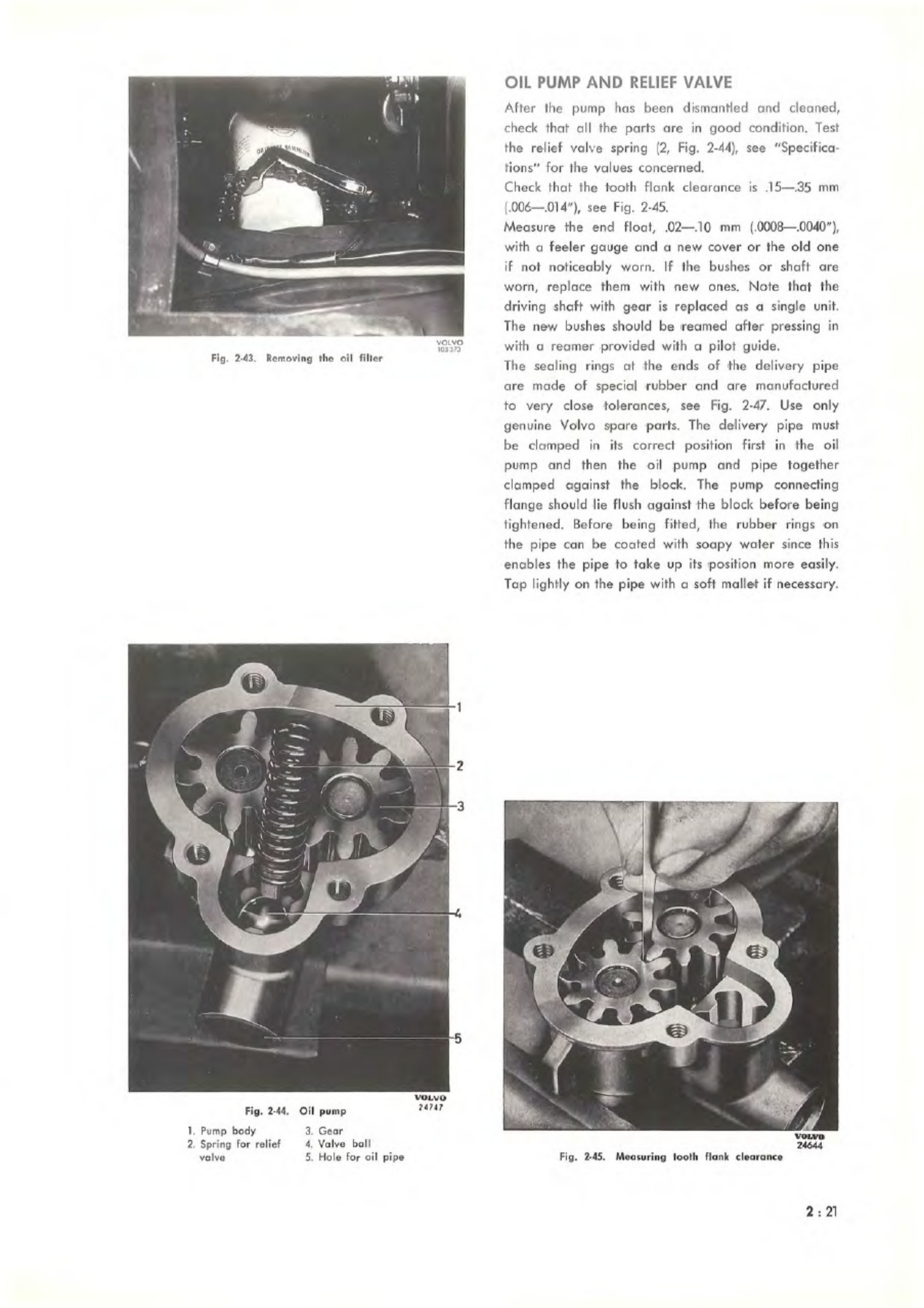 Sample 4 of Volvo CE Service 164 1970 Technical Manual [PDF]