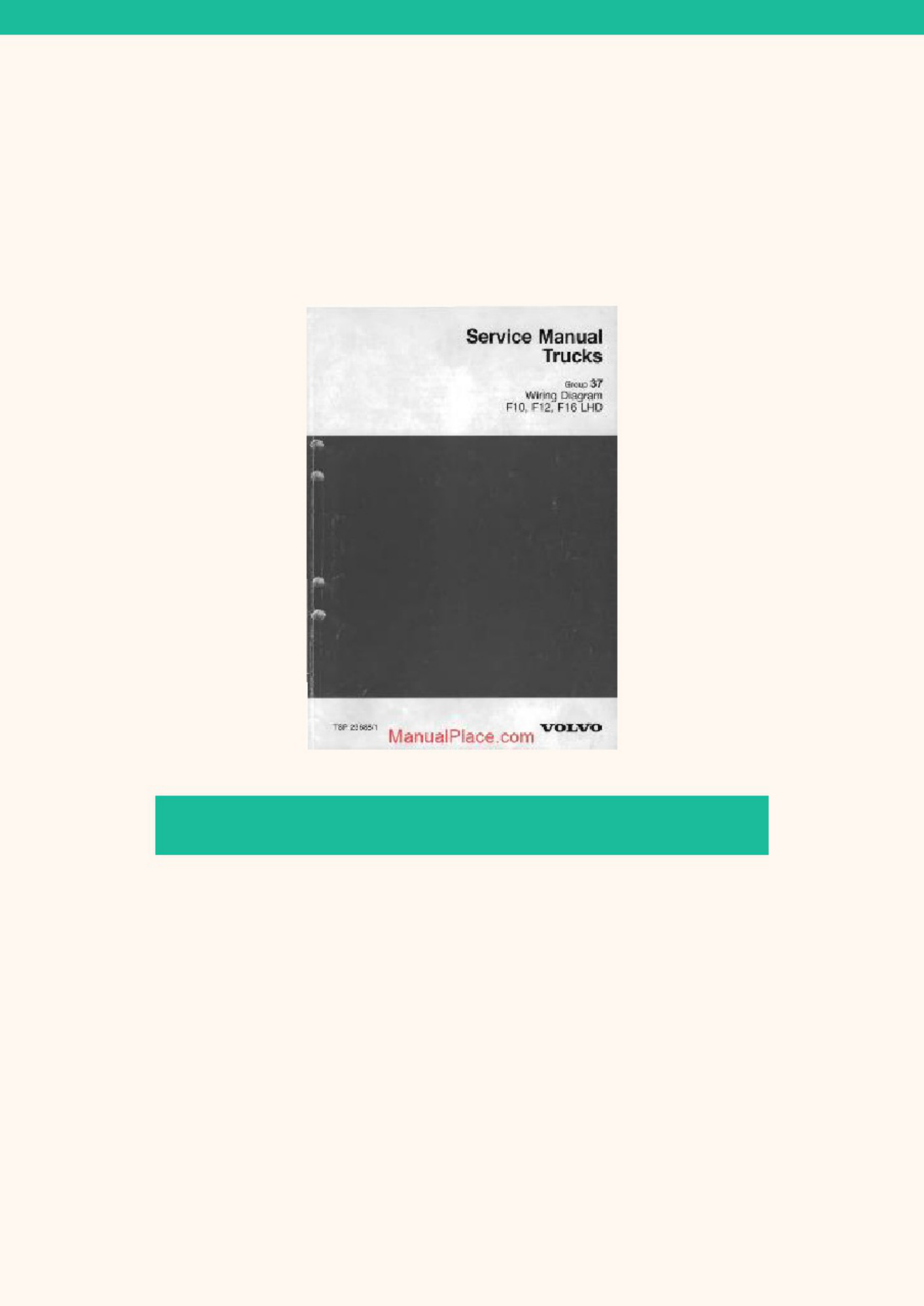 Sample 3 of Volvo CE Service Workshop Service Manual [PDF]