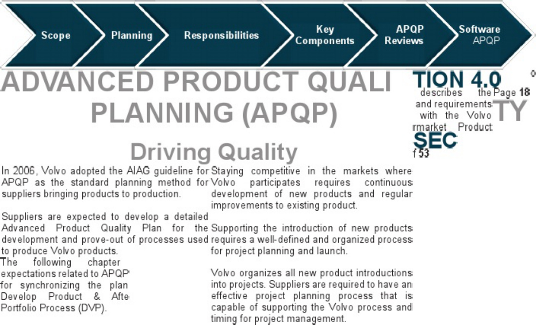 Sample 6 of Volvo CE Supplier Quality Assurance Technical Manual [PDF]