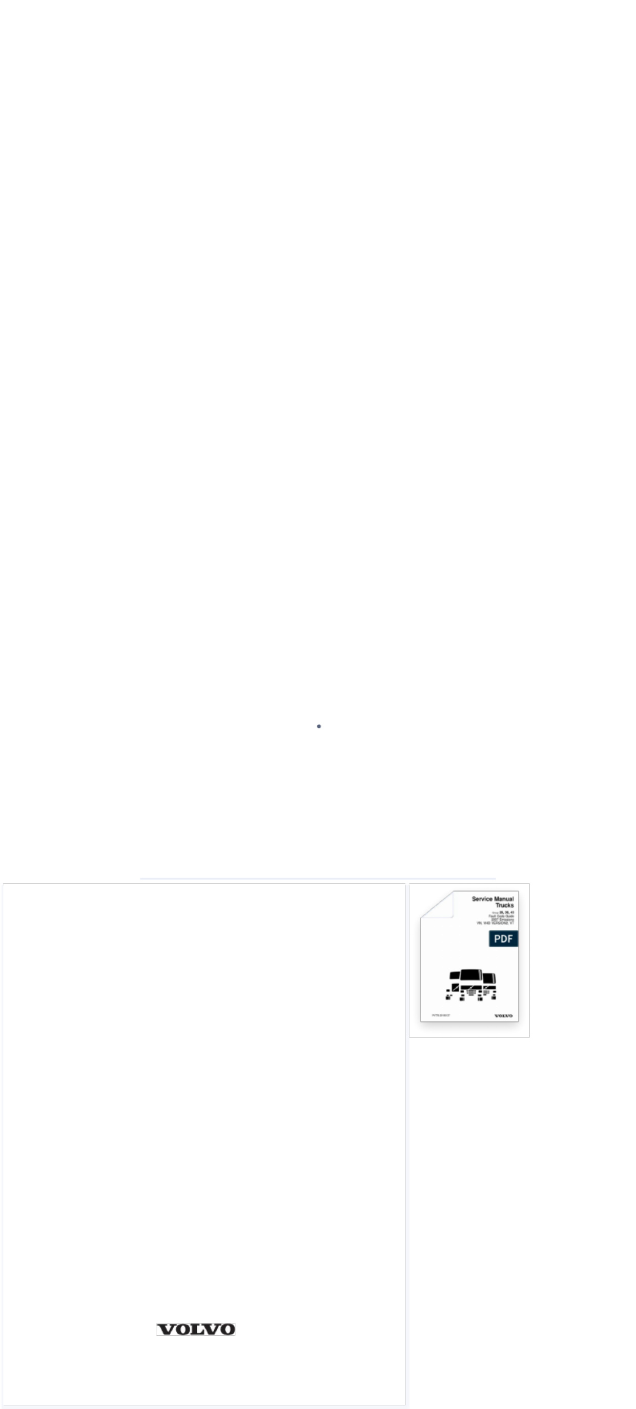 Sample 8 of Volvo CE Truck Fault Code Guide PDF Technical Manual [PDF]