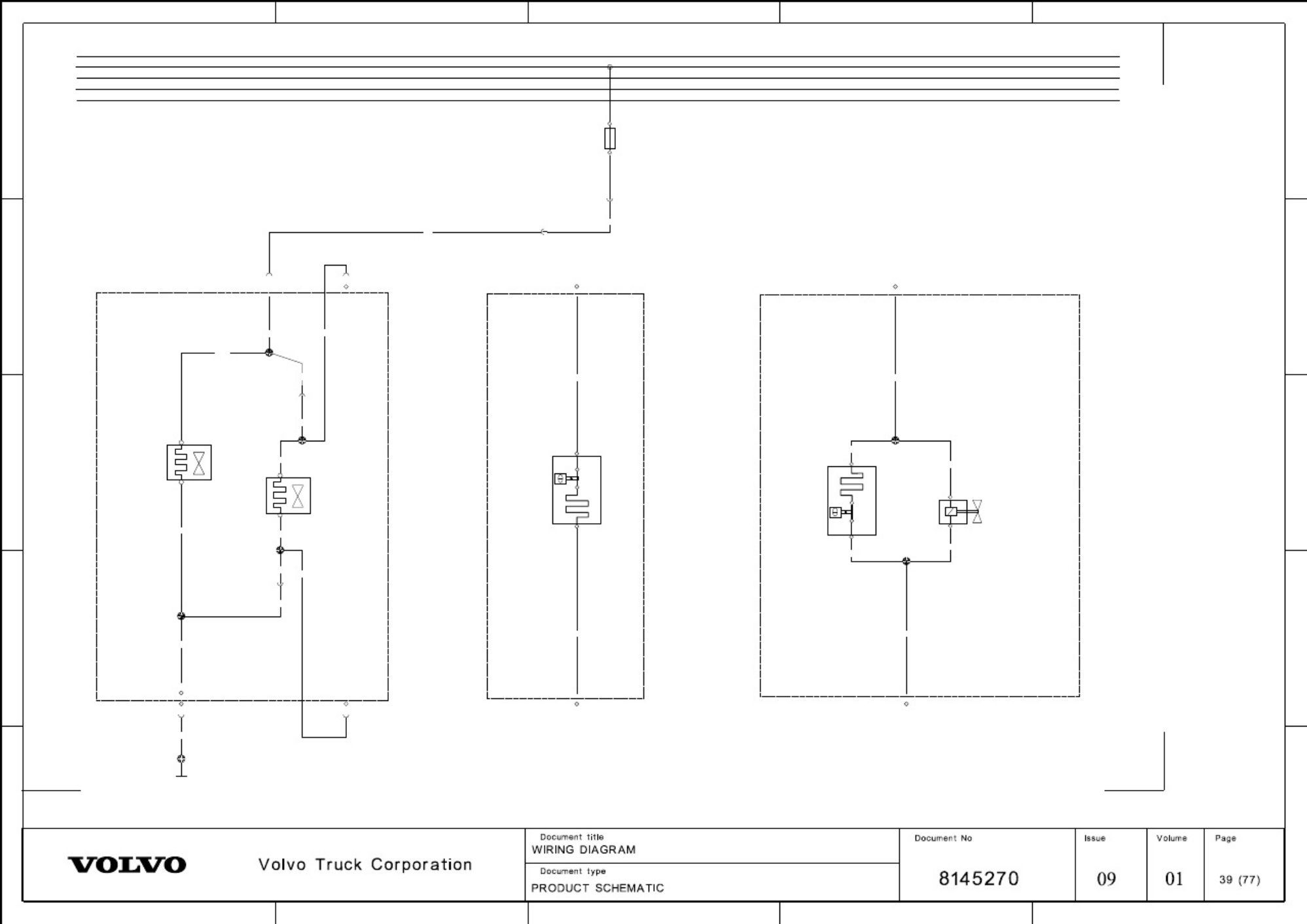Sample 5 of Volvo CE Truck Wiring Diagram 12V Complete Electrical Wiring Schematic & System Diagram [PDF]