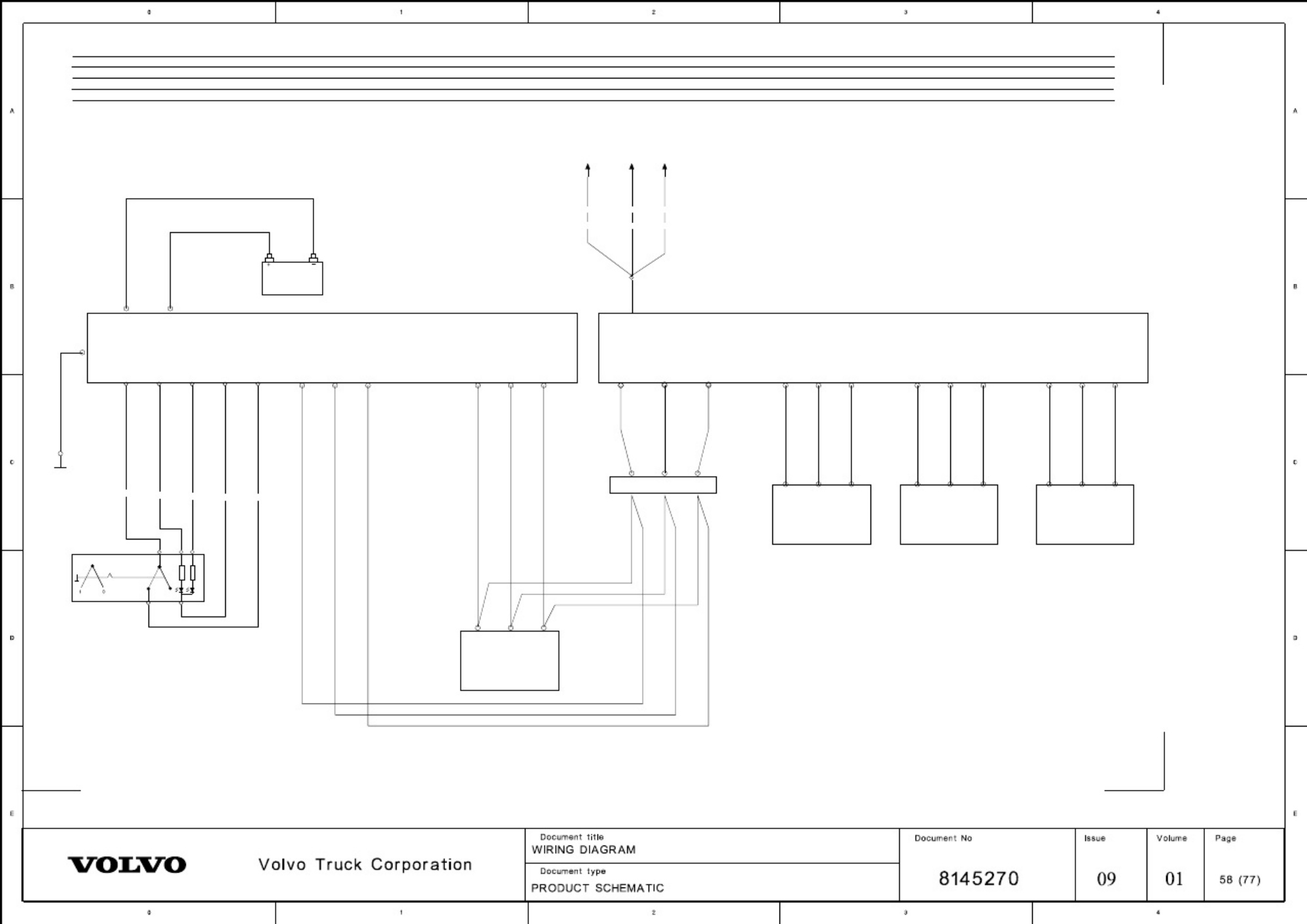 Sample 6 of Volvo CE Truck Wiring Diagram 12V Complete Electrical Wiring Schematic & System Diagram [PDF]
