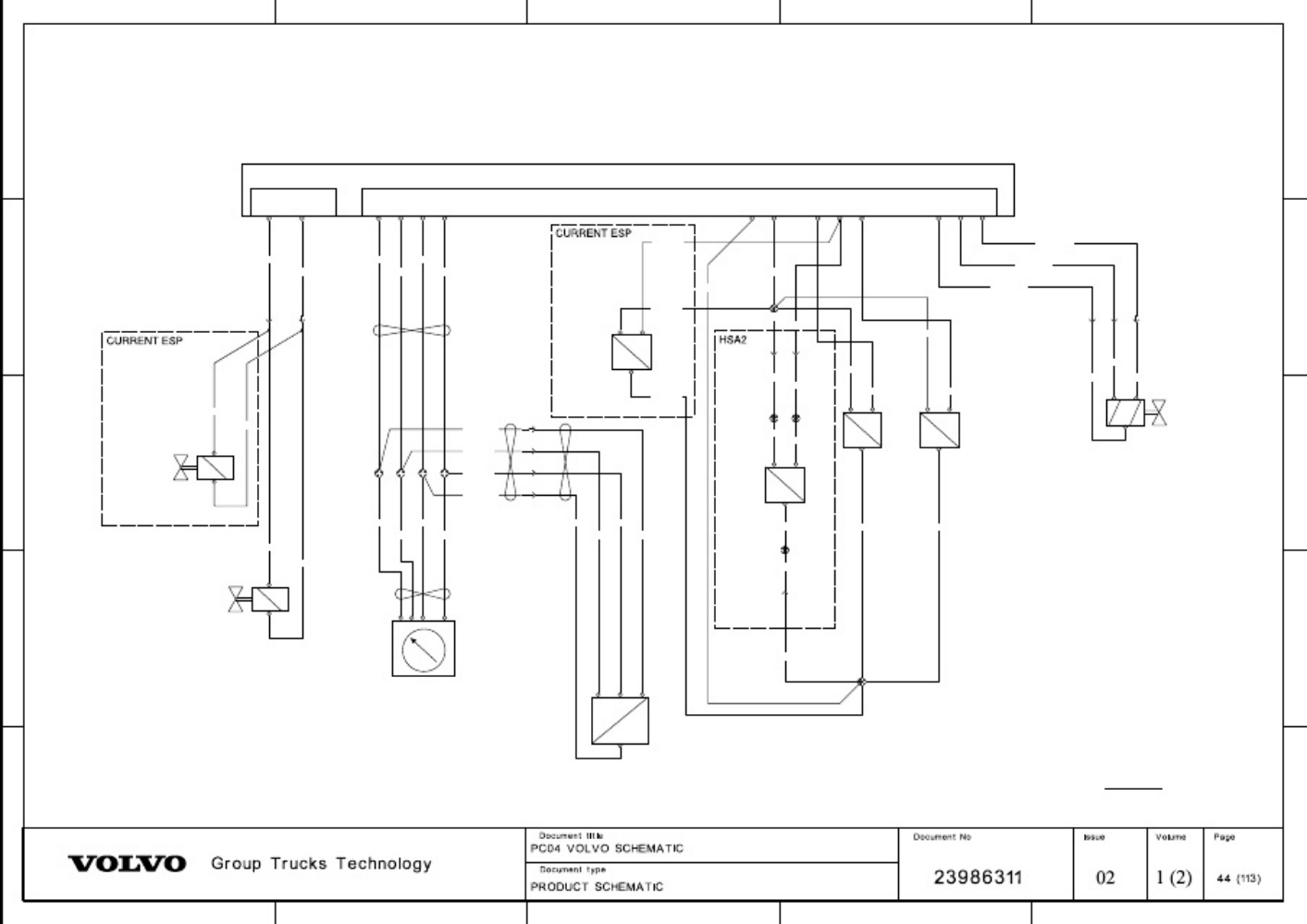 Sample 3 of Volvo CE Truck Wiring Diagrams Index Complete Electrical Wiring Schematic & System Diagram [PDF]