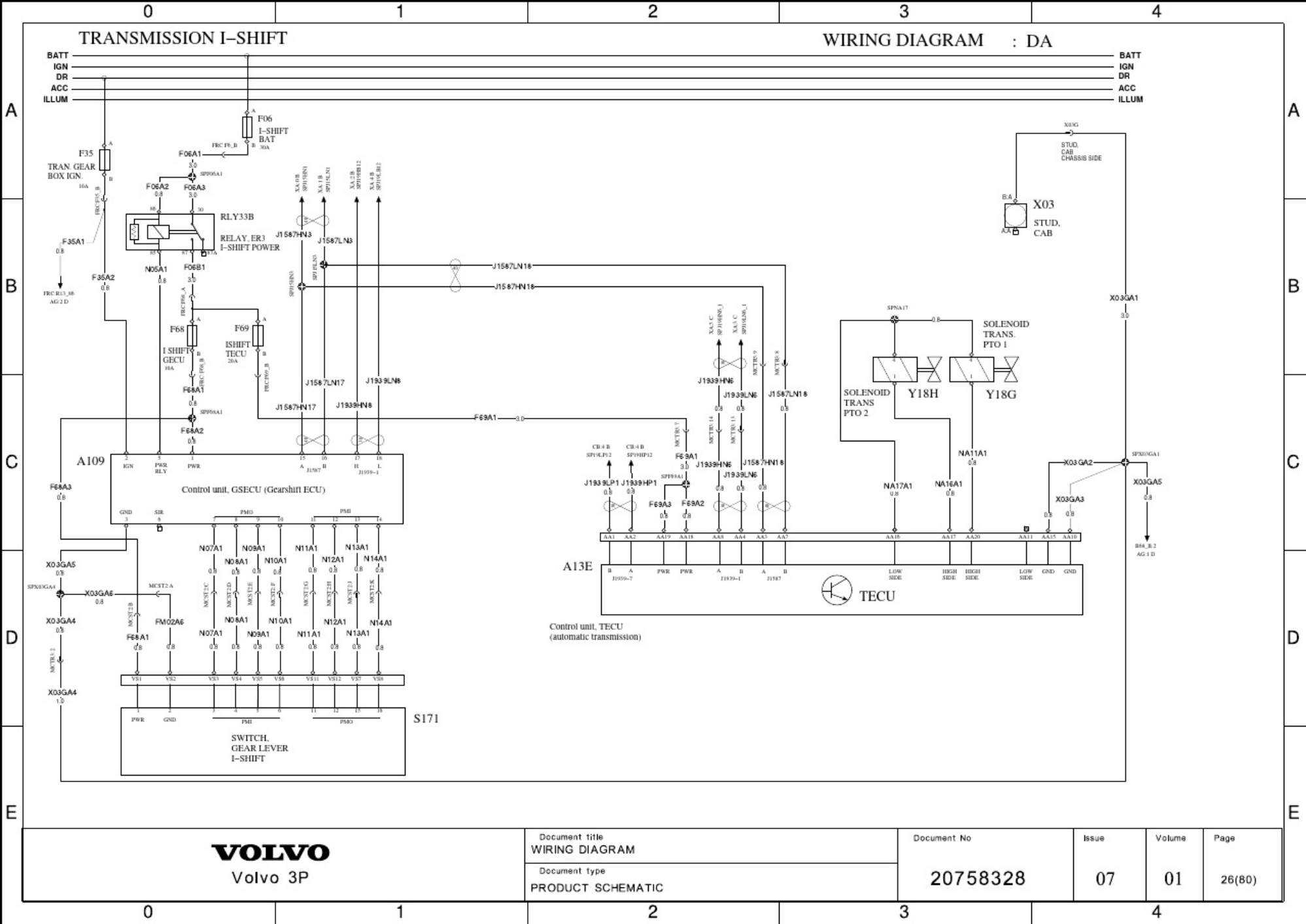 Sample 5 of Volvo CE VHD Wiring Diagram Schematics Complete Electrical Wiring Schematic & System Diagram [PDF]