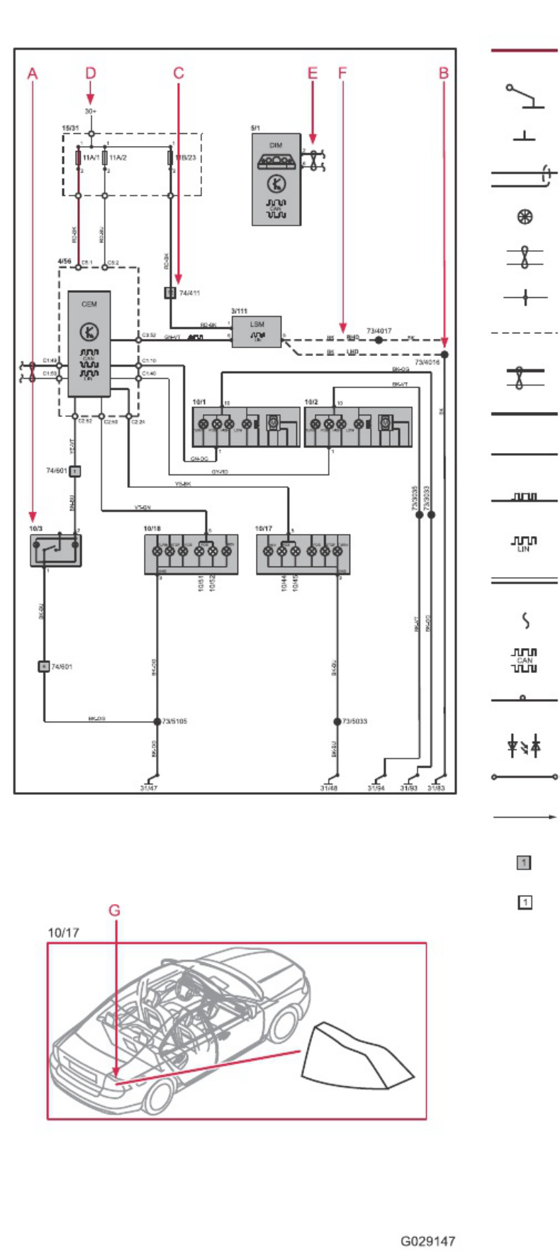 Sample 5 of Volvo CE XC70 08- - 2012 VOLVO V70 08- XC70 Complete Electrical Wiring Schematic & System Diagram [PDF]