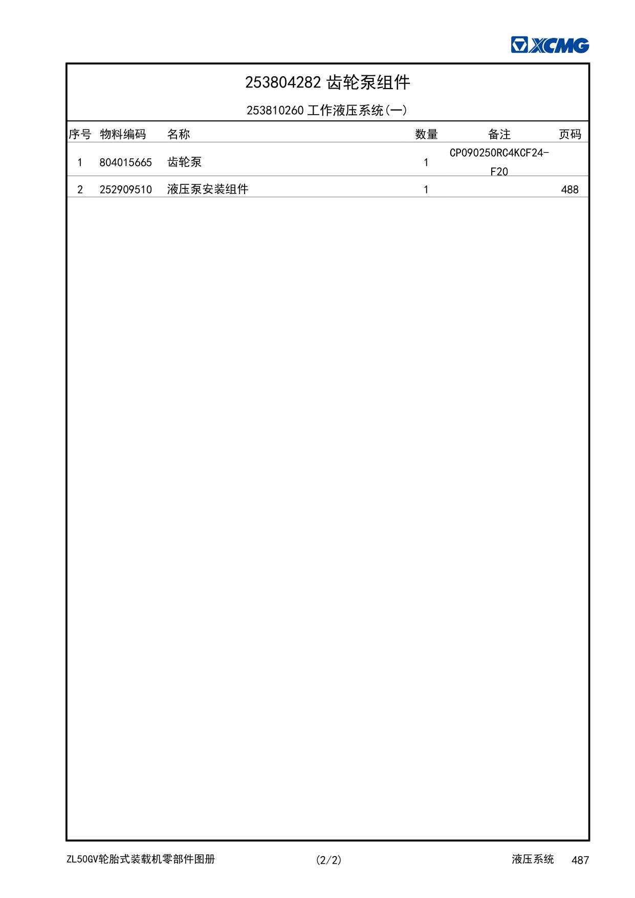 Sample 7 of XCMG XCMG-ZL50GV Wheel Loader Technical Manual [PDF]