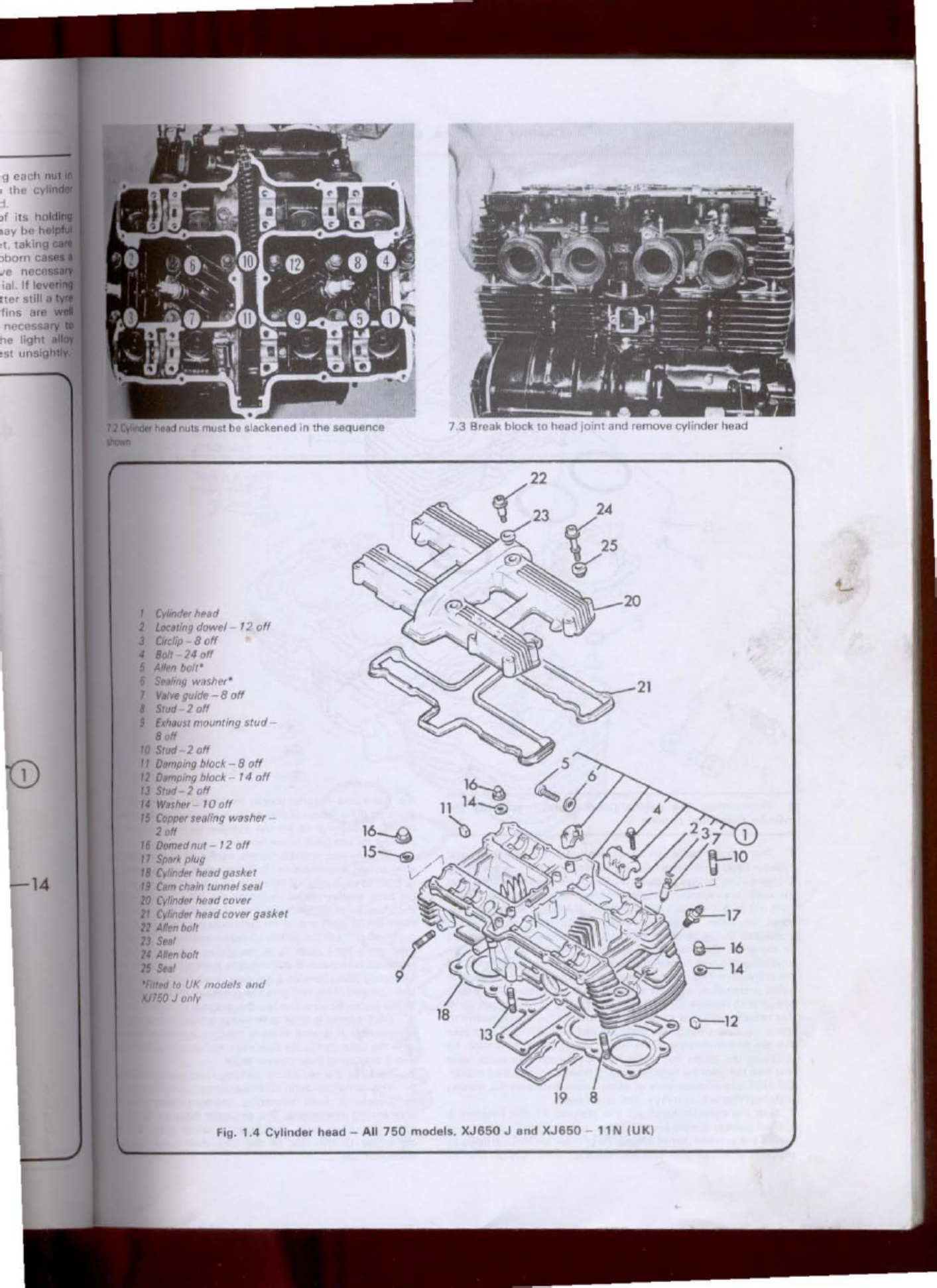 Sample 5 of Yamaha XJ650 750 Workshop Service Manual [PDF]