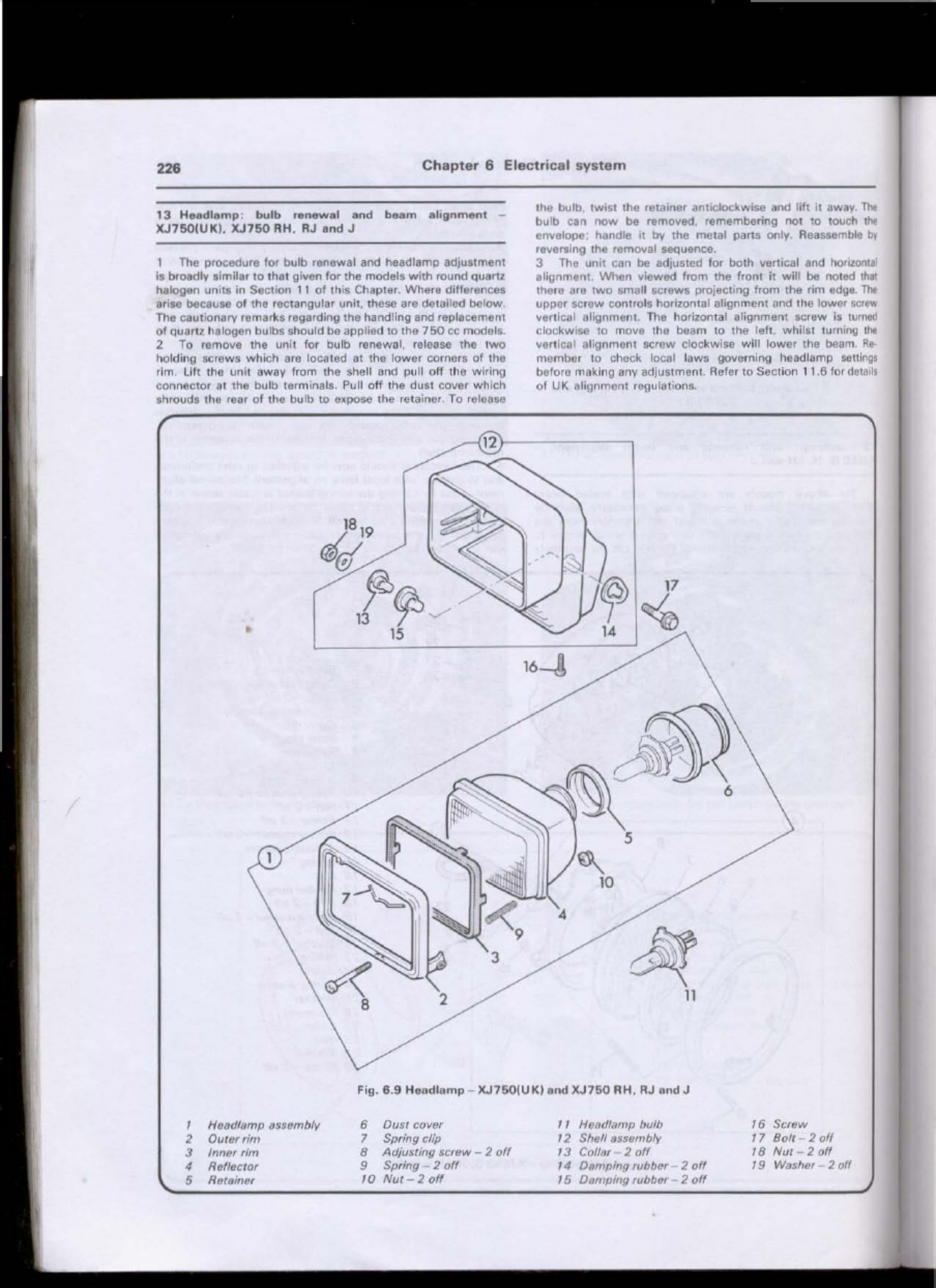 Sample 7 of Yamaha XJ650 750 Workshop Service Manual [PDF]