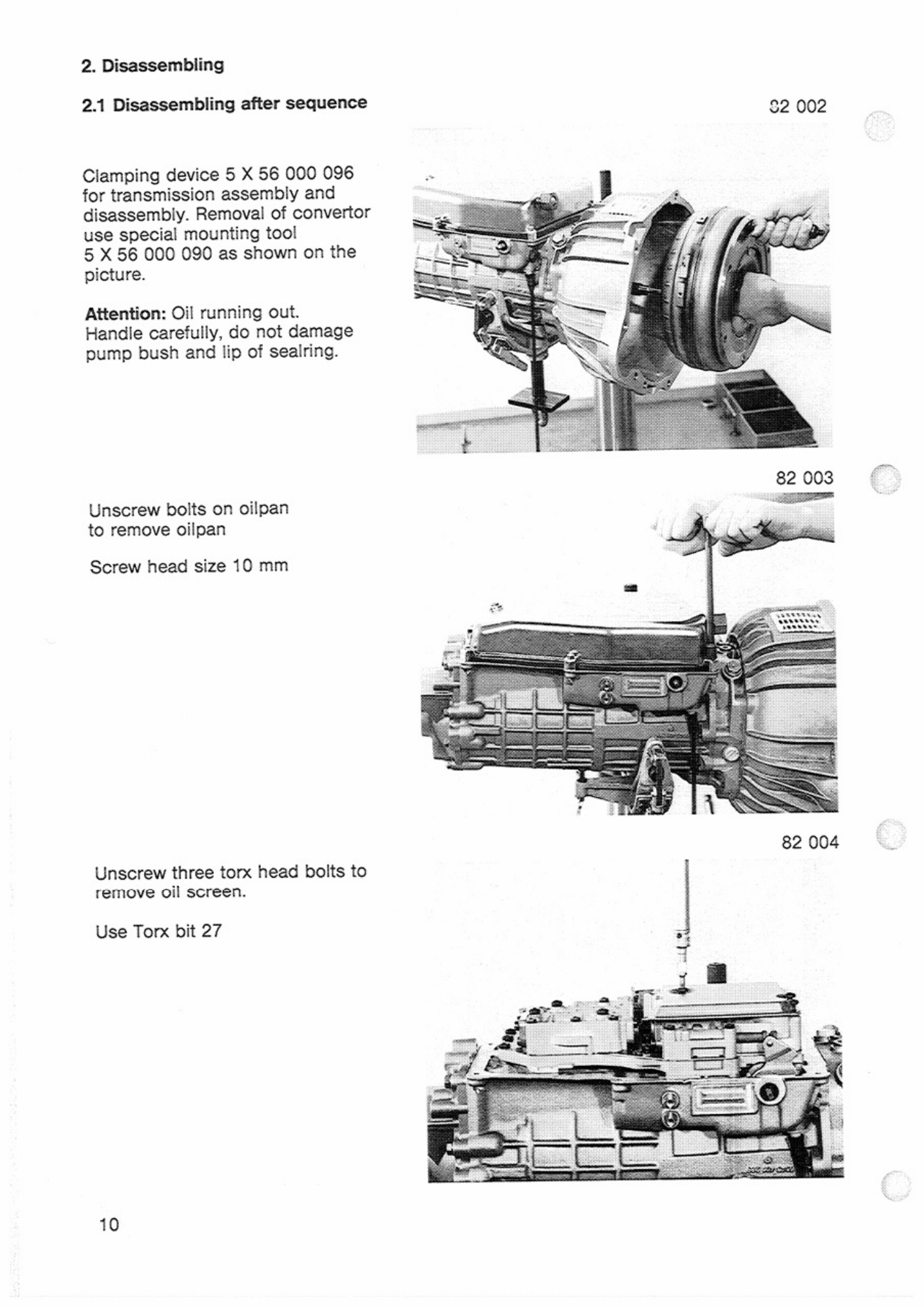 Sample 4 of ZF Friedrichshafen 4HP22 Workshop Service Manual [PDF]