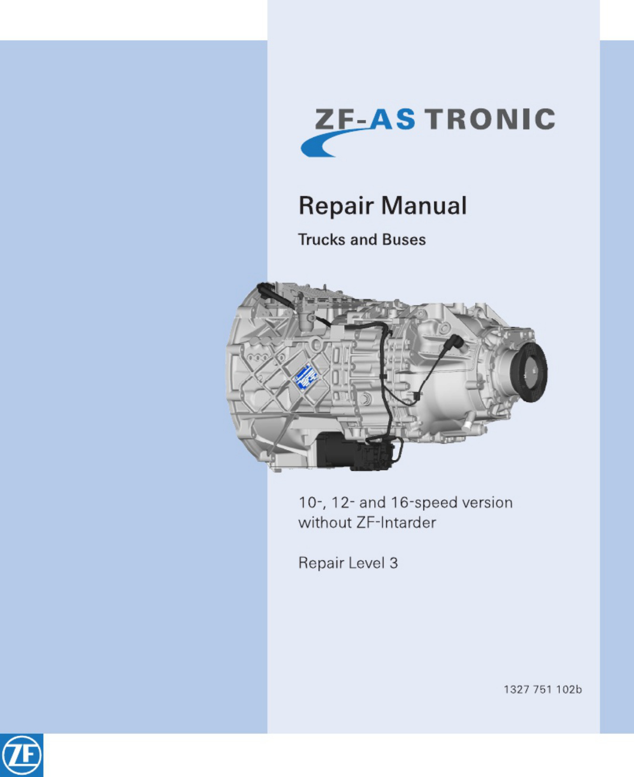 ZF Friedrichshafen Astronic Transmission Workshop Service Manual [PDF] sample cover
