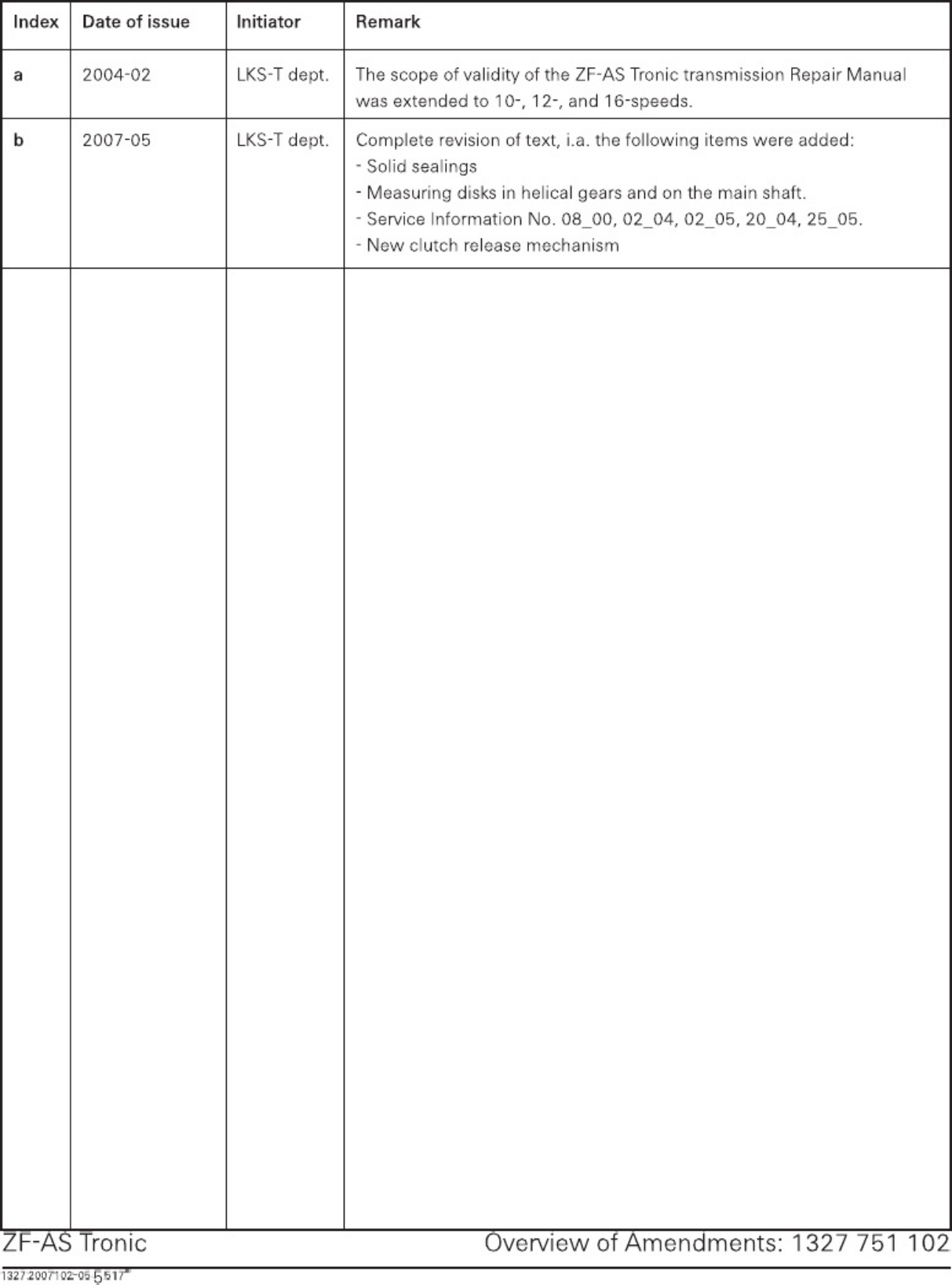 Sample 2 of ZF Friedrichshafen Astronic Transmission Workshop Service Manual [PDF]
